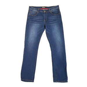 California Vintage jeans men's 38x32 low rise slim blue stretch denim pants